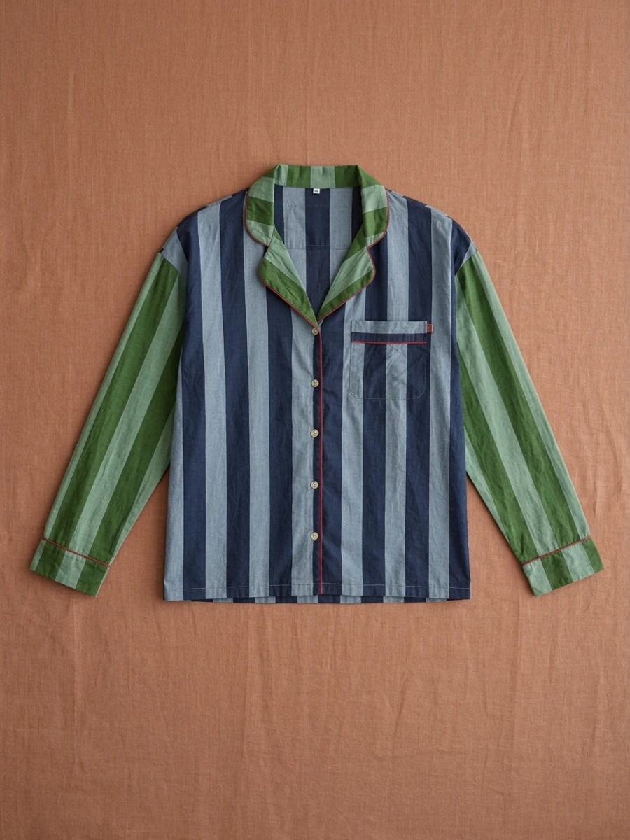 Kids long set FW26 - Blue patch 