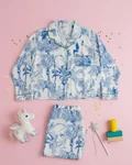 Kids long set SS26 Blue
