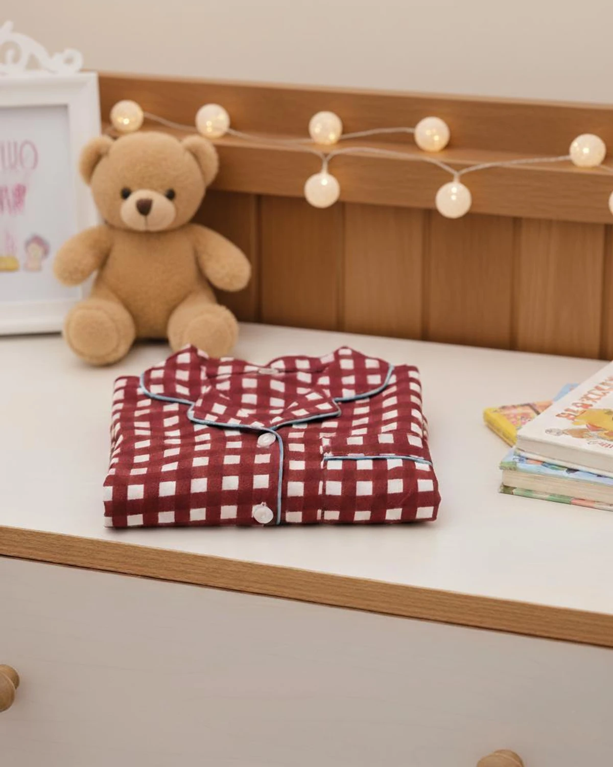 Kids long set SS26 Bordeaux