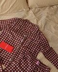 Kids long set ss27 Choco check