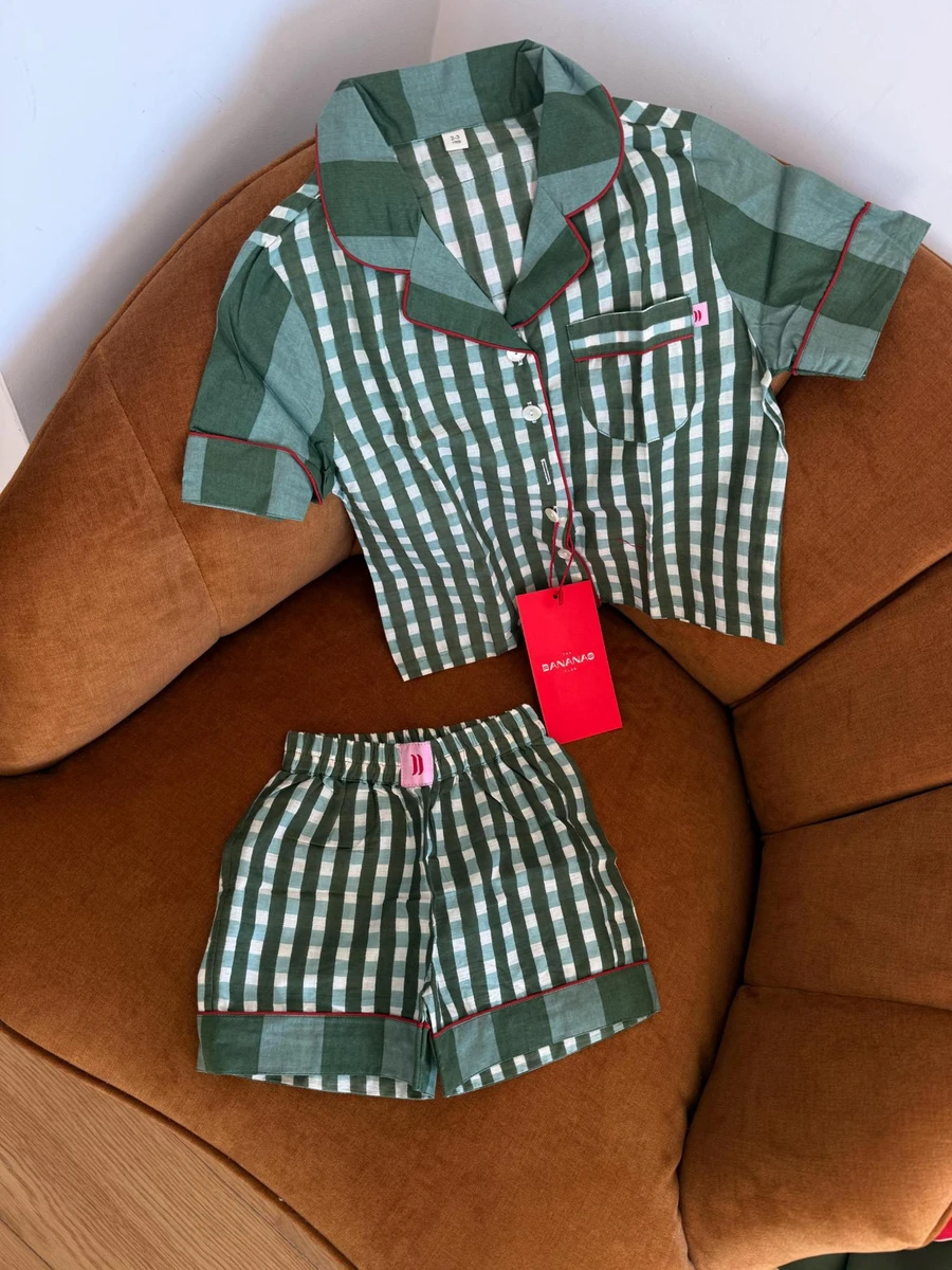 Kids short set FW26 - Green patch 