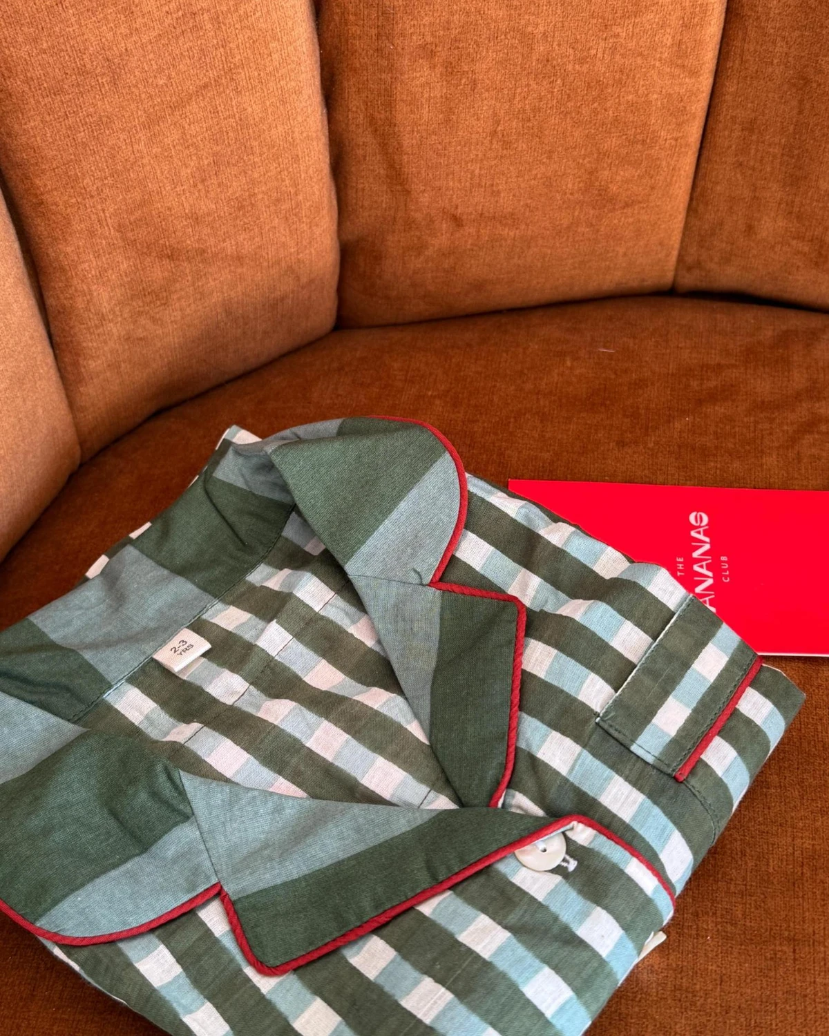 Kids short set FW26 Green patch