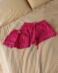 Kids short set SS27 Rayas pink