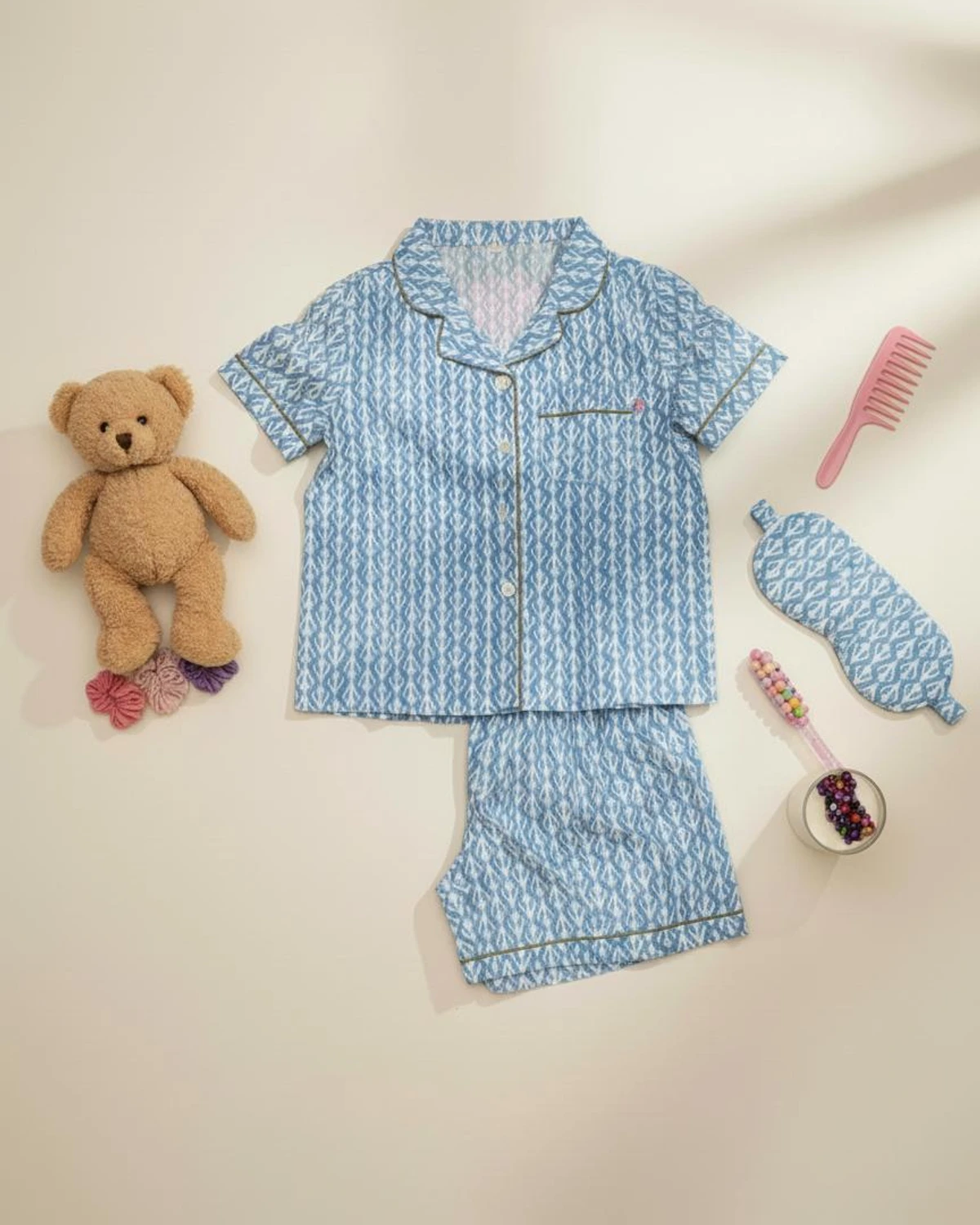 Kids short set SS26 Baby blue
