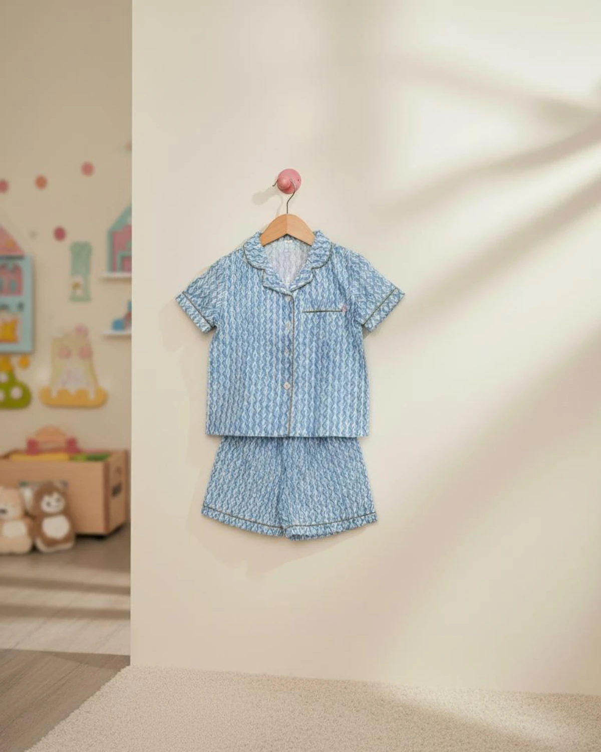 Kids short set SS26 Baby blue
