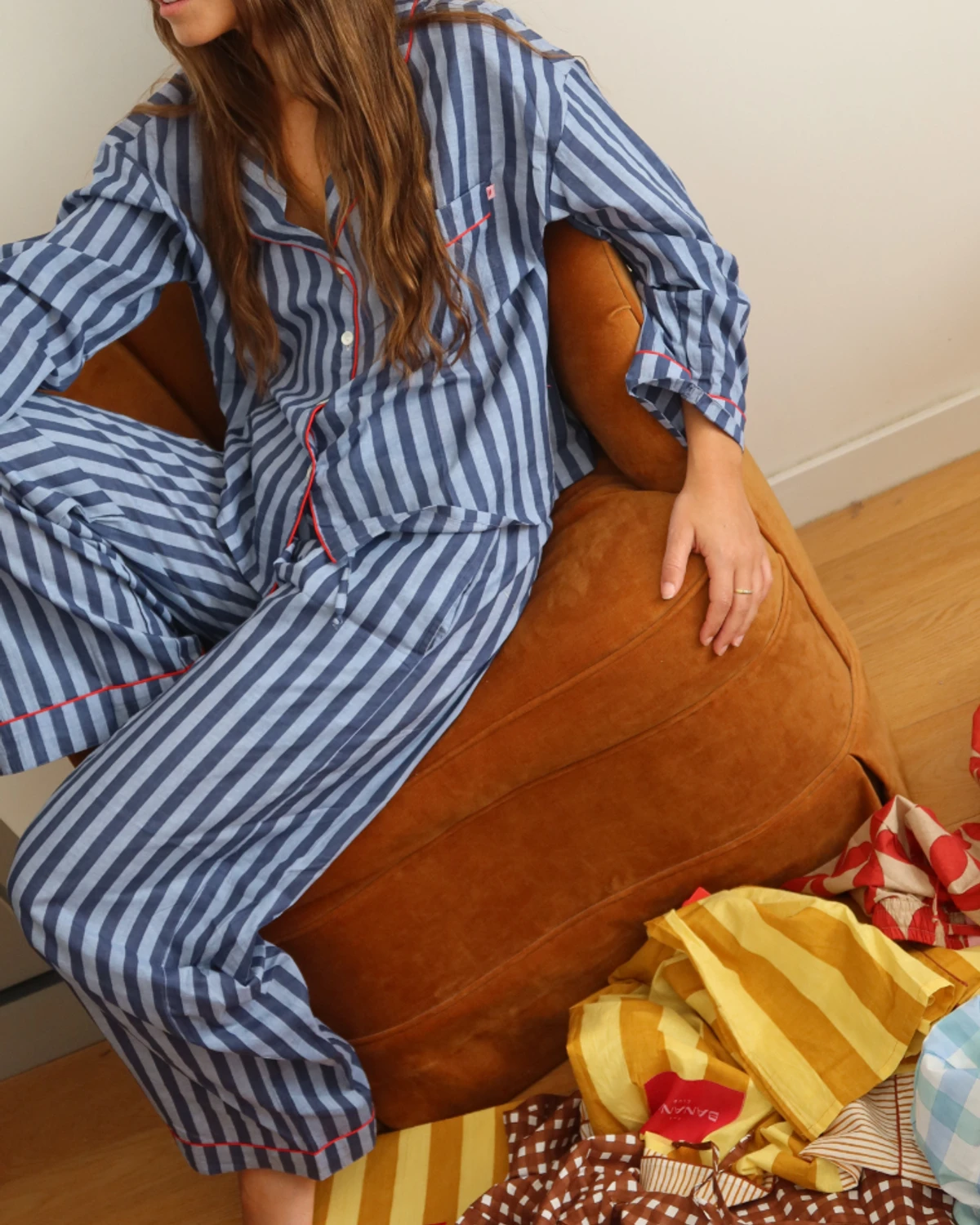 Woman long set SS27 Blueberry