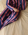 Woman long set SS27 Navy pink