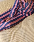 Woman long set SS27 Navy pink