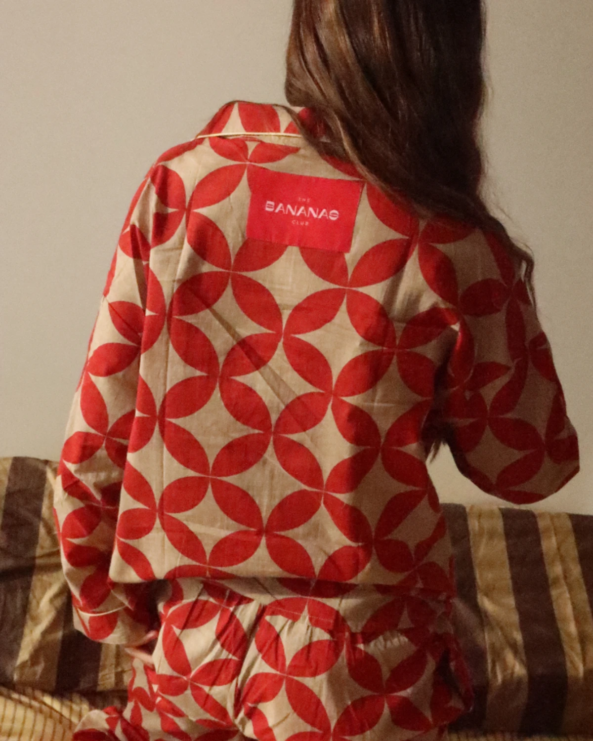 Woman long set SS27 Petal mosaico