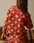 Woman long set SS27 Petal mosaico