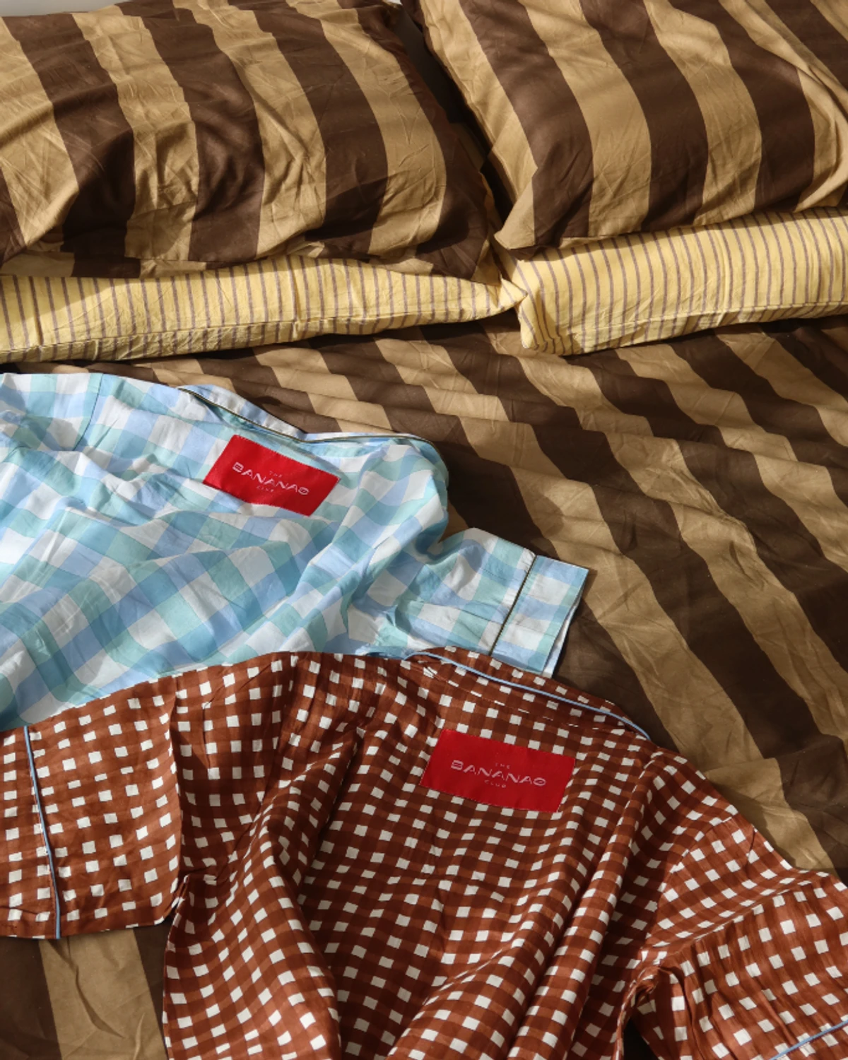 Woman short set SS27 Choco check